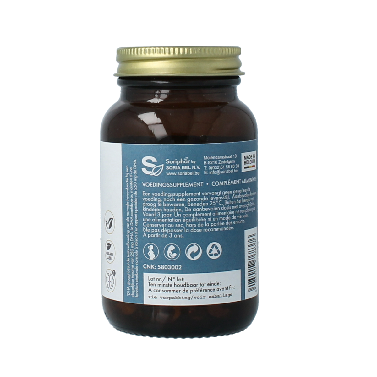 Soriphar Omega 3 DHA + ALA vegan 60.00 Softgels