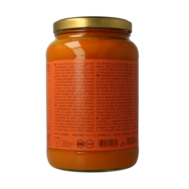 Amanprana Rode palm olie bio 1600 Milliliter