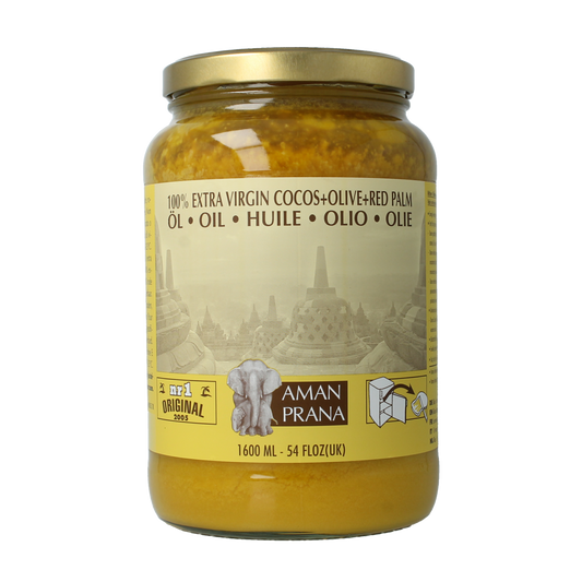 Amanprana Kokos-olijf-rode palm bio 1600.00 Milliliter