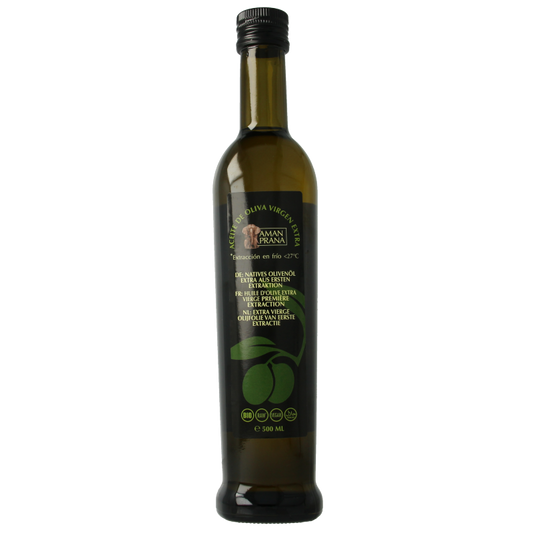 Amanprana Extra vierge olijfolie eerste extractie bio 500 Milliliter