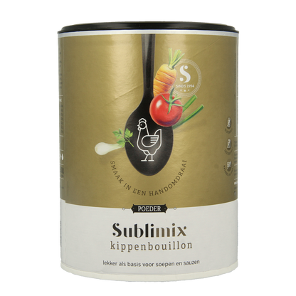 Sublimix Kippenbouillon glutenvrij  550.00 Gram