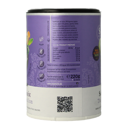Sublimix Thai bouillon 220.00 Gram