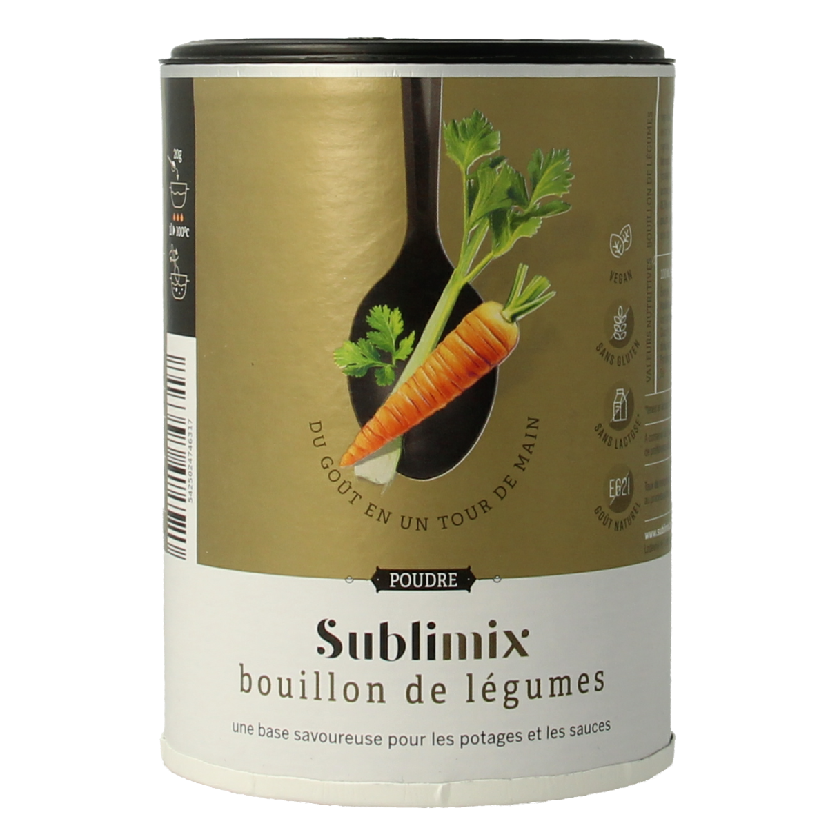 Sublimix Groentebouillon glutenvrij 230.00 Gram