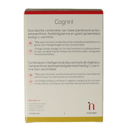 Nutrisan Cogniril 60.00 Capsules