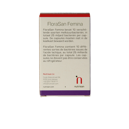 Nutrisan Florasan femina 30 Capsules