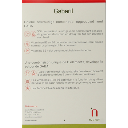 Nutrisan Gabaril 60 Capsules