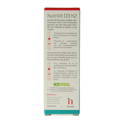 Nutrisan Nutrivit D3-K2 30 Milliliter