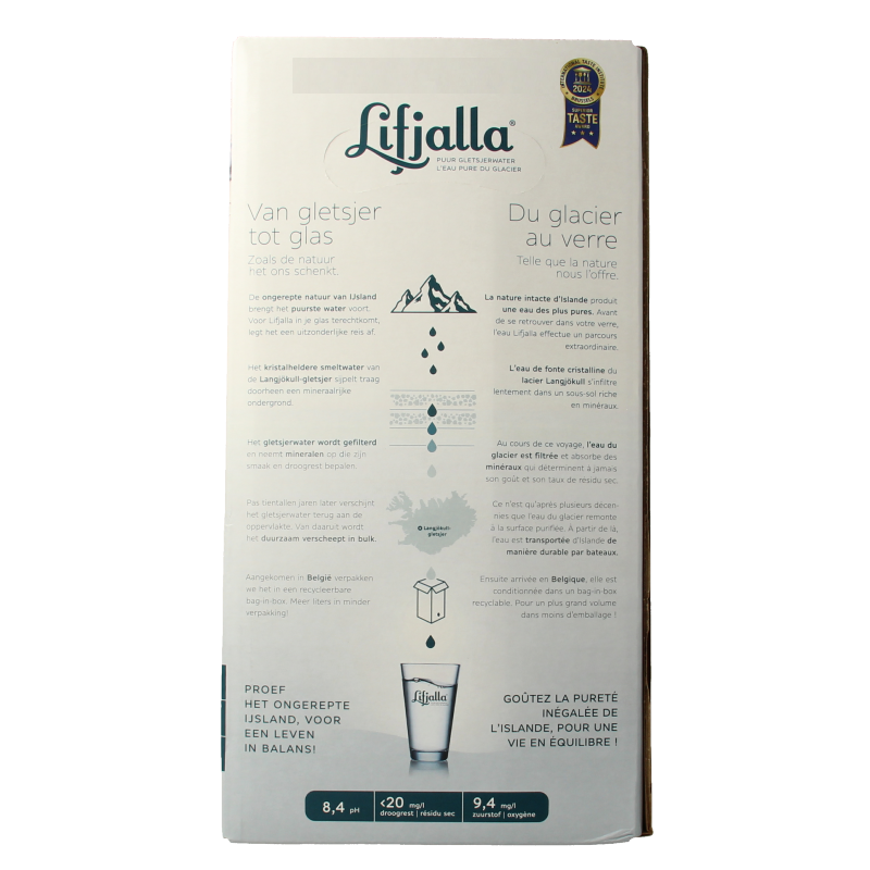 Lifjalla Water uit IJsland 5 Liter