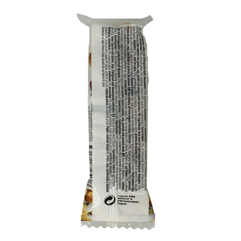 Nuts & Berries Bar deluxe bio 40 Gram