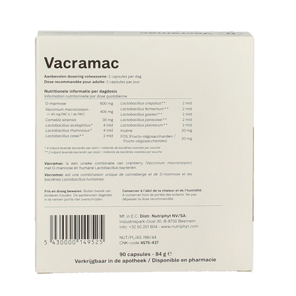 Nutriphyt Vacramac 90 Capsules