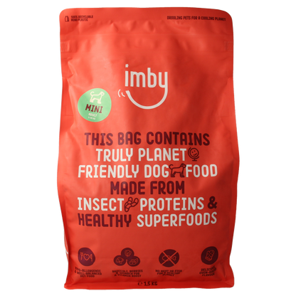 Imby Pet Food  Hondenbrokken insecteneiwit extra klein 1-10kg 1500 Gram