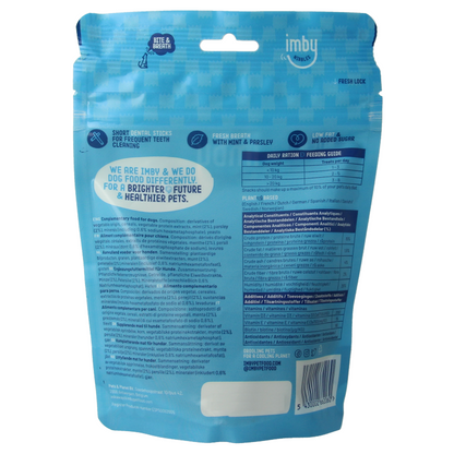 Imby Pet Food  Hondensnack dental stick vegan 100 Gram