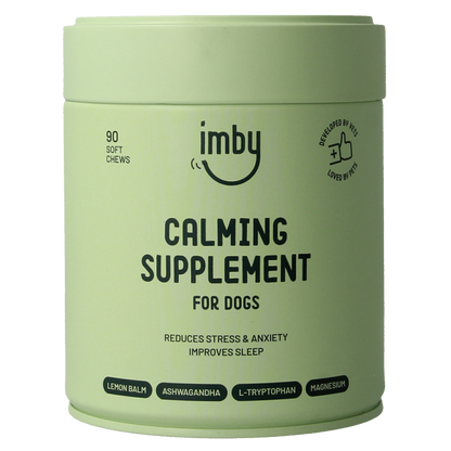 Imby Pet Food  Anti stress supplement hond 90 Kauwtabletten