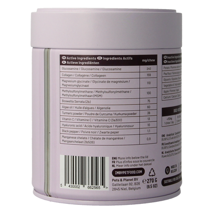 Imby Pet Food  Gewrichten & mobiliteit supplementen hond 90 Kauwtabletten