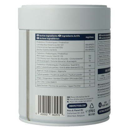 Imby Pet Food  Probiotica supplement hond 90 Kauwtabletten