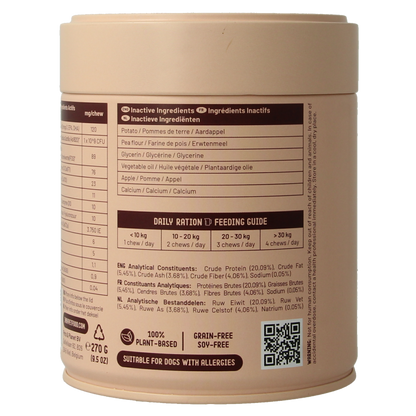 Imby Pet Food  Huid & vacht supplement hond 90 Kauwtabletten