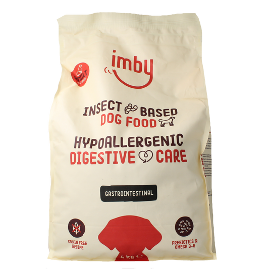 Imby Pet Food  Hondenbrokken insecteiwitten gastrointestina 4.00 Kilogram