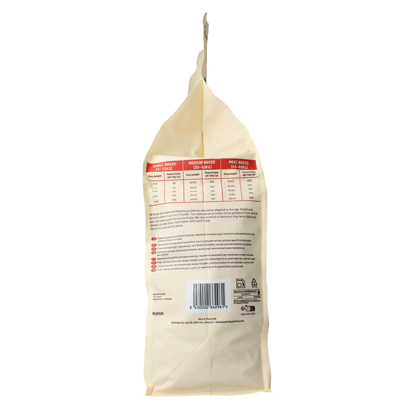 Imby Pet Food  Hondenbrokken insecteiwitten gastrointestina 4 Kilogram