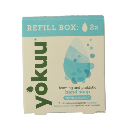 Yokuu Handzeep thyme & sea salt refill 2 Stuks