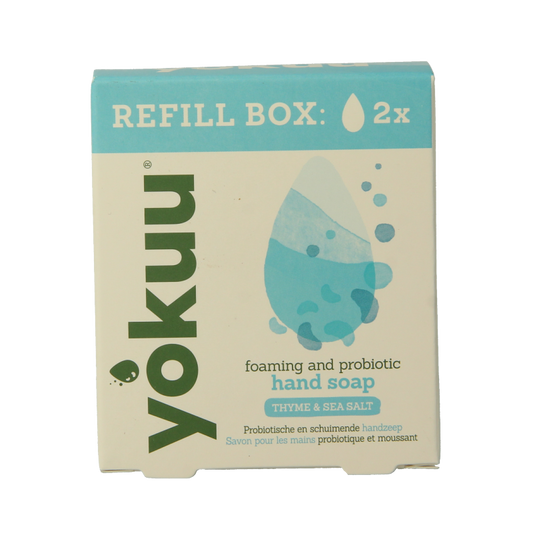 Yokuu Handzeep thyme & sea salt refill 2 Stuks