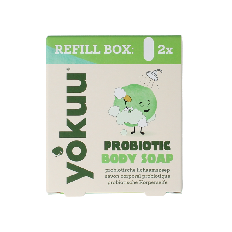 Yokuu Bodywash matcha refill 2 tabletten 1 Set