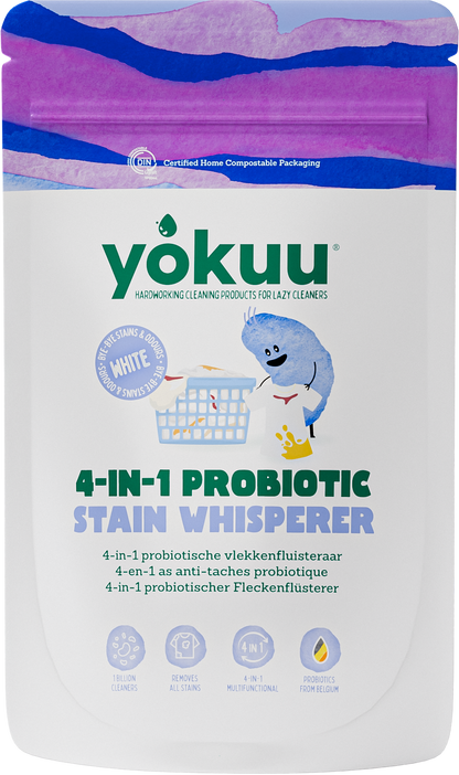 Yokuu 4-in-1 probiotische vlekkenfluisteraar witte was 1020.00 Gram