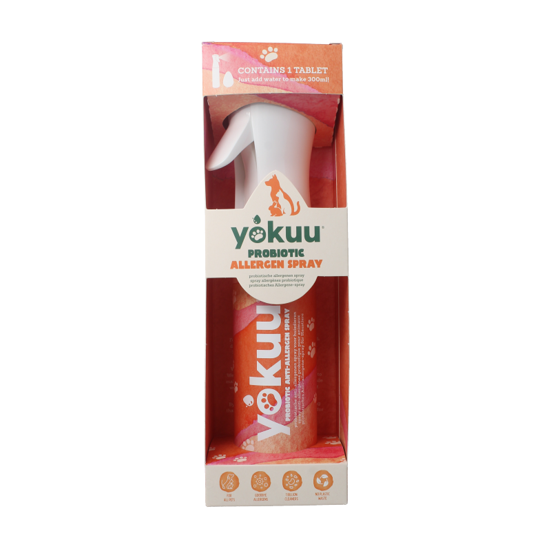 Yokuu Probio allergenenspray huisdieren startset 1 Set