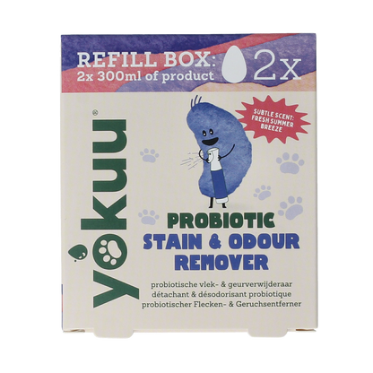 Yokuu Probio vlek & geurverwijderaar huisdieren refill 2.00 Stuks