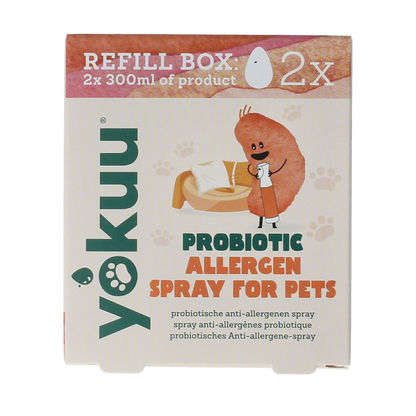 Yokuu Probio allergenenspray huisdieren refill 2 Stuks