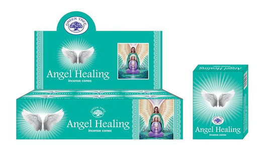 Green Tree Kegelwierook angel healing 10 Stuks
