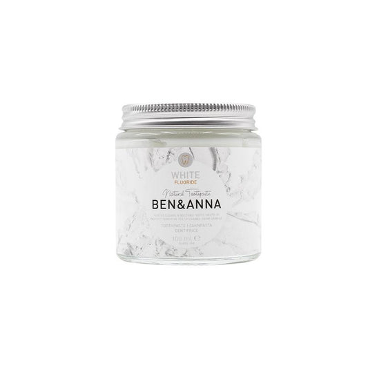 Ben & Anna Tandpasta white fluoride 100.00 Gram
