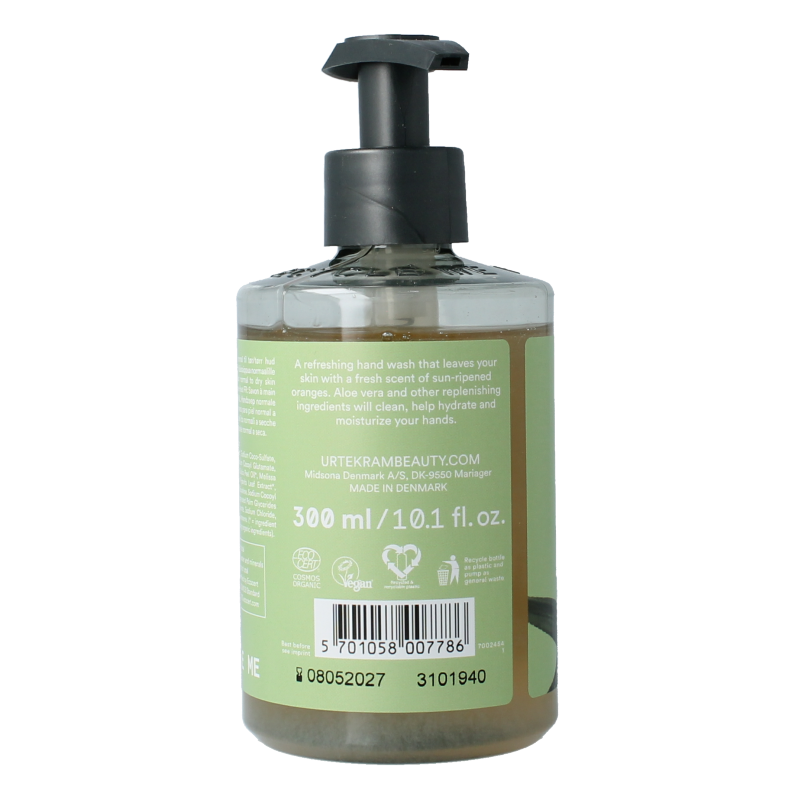 Urtekram Handzeep vloeibaar aloe vera 380 Milliliter