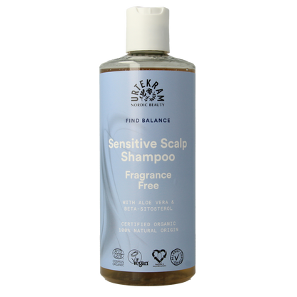 Urtekram Find balance shampoo gevoelige huid 500.00 Milliliter