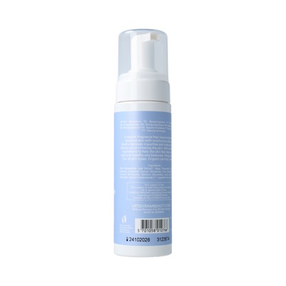 Urtekram Fragrance Free Reinigingsmousse – gevoelige huid 150.00 Milliliter