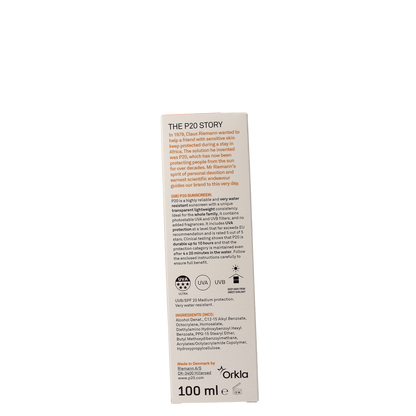 P20 Once a day lotion SPF20 100.00 Milliliter