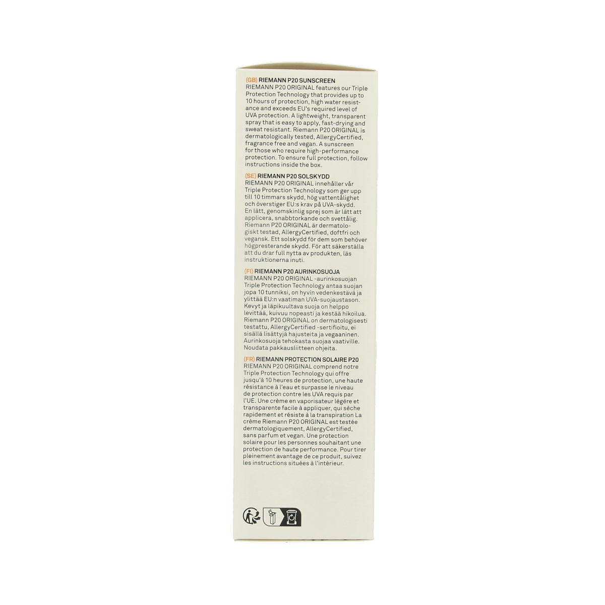 P20 Original spray SPF30 85.00 Milliliter