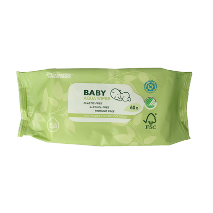 Smartkids Smartkids baby aqua wipes 60.00 Stuks