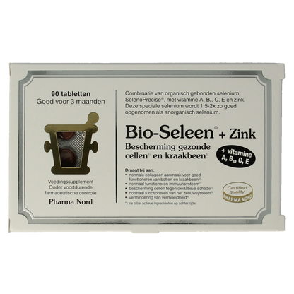Pharma Nord Bio seleen & zink 90.00 Tabletten