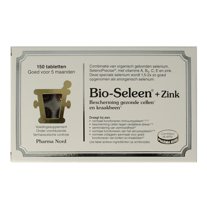 Pharma Nord Bio seleen & zink 150 Tabletten