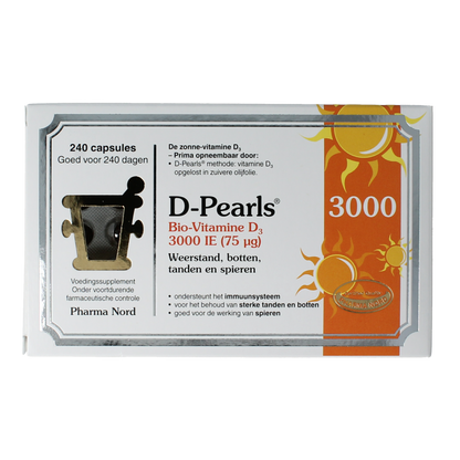Pharma Nord Bio vitamine D3 75mcg 3000IE 240.00 Capsules