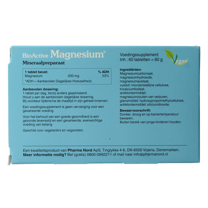 Pharma Nord BioActive magnesium 60 Tabletten
