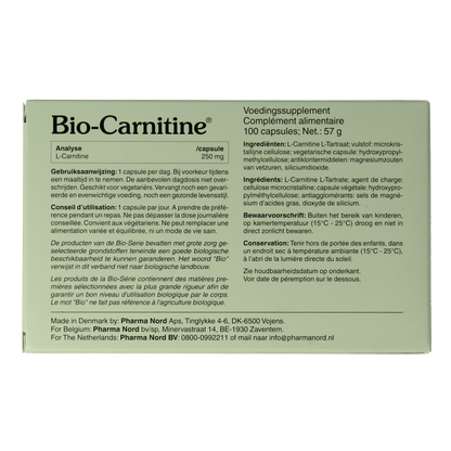 Pharma Nord Bio carnitine 100 Capsules