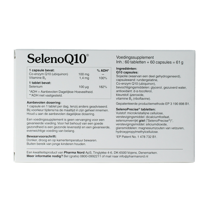 Pharma Nord Seleen Q10 60 capsules & 60 tabletten 120.00 Stuks