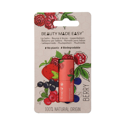 Beauty Made Easy Papertube lipbalm berry 5.5 Gram