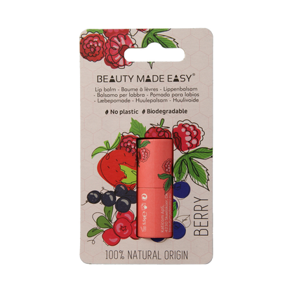 Beauty Made Easy Papertube lipbalm berry 5.50 Gram