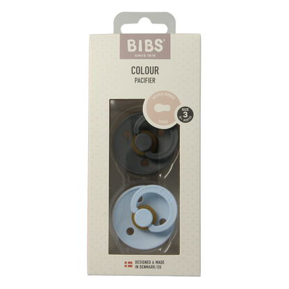 Bibs Fopspeen maat 3 baby blue 2.00 Stuks