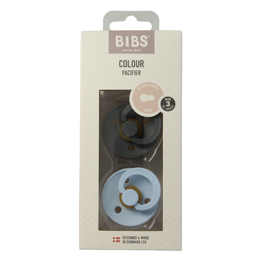 Bibs Fopspeen maat 3 baby blue 2 Stuks