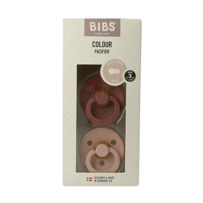 Bibs Fopspeen maat 3 woodchuck blush 2.00 Stuks