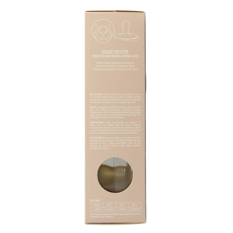 Bibs Fopspeen maat 3 blush vanilla night 2 Stuks