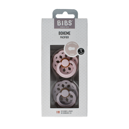 Bibs Fopspeen maat 1 blossom lila 2 Stuks